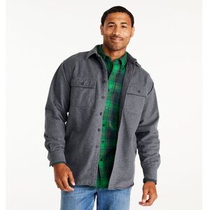 L.L.Bean Chamois Shirt Navy Sz L